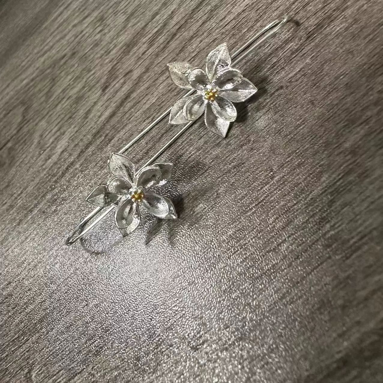 Argento Orecchino stupendo per uso quotidiano