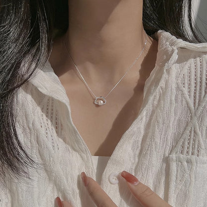 Perla Collana bellissimo con stile unico