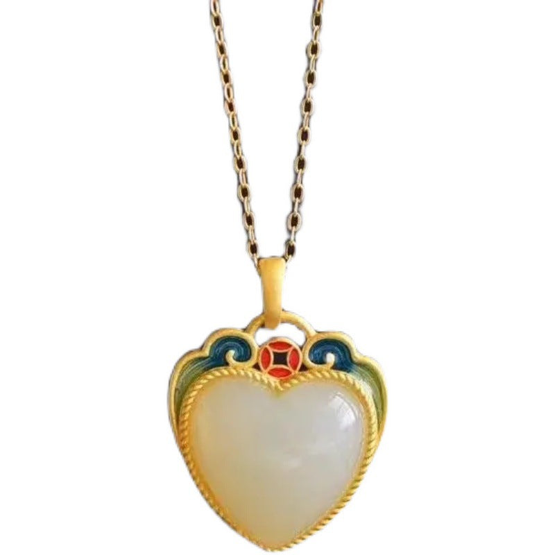 Argento Collana vintage fatto a mano