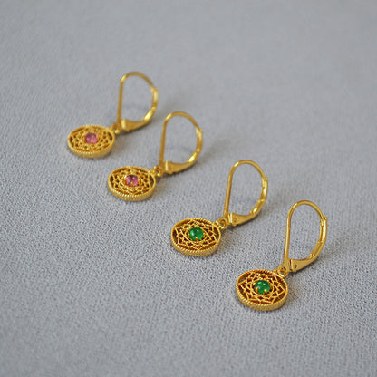 Orecchino artigianale delicato