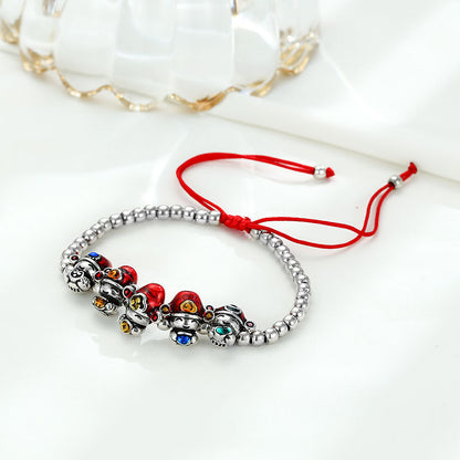 Argento Bracciale bellissimo con stile unico