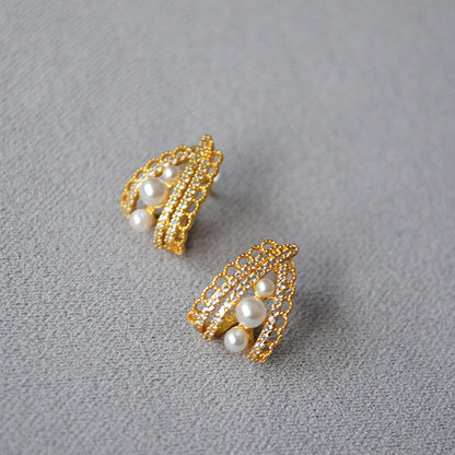 Argento Orecchino vintage fatto a mano