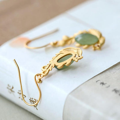 Argento Orecchino artigianale delicato