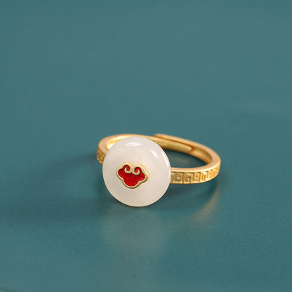 Argento Anello bellissimo con stile unico