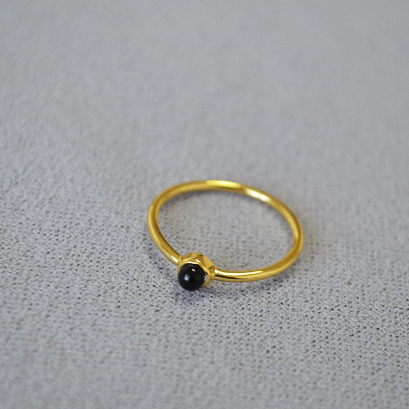 Oro Anello vintage fatto a mano
