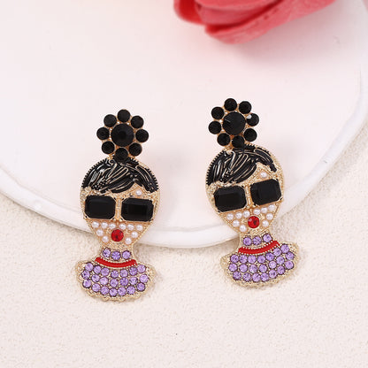 Orecchino vintage fatto a mano