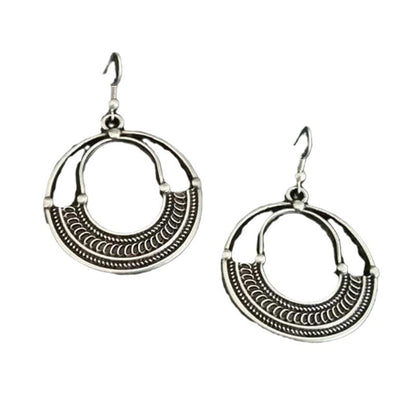 Argento Orecchino bellissimo con stile unico