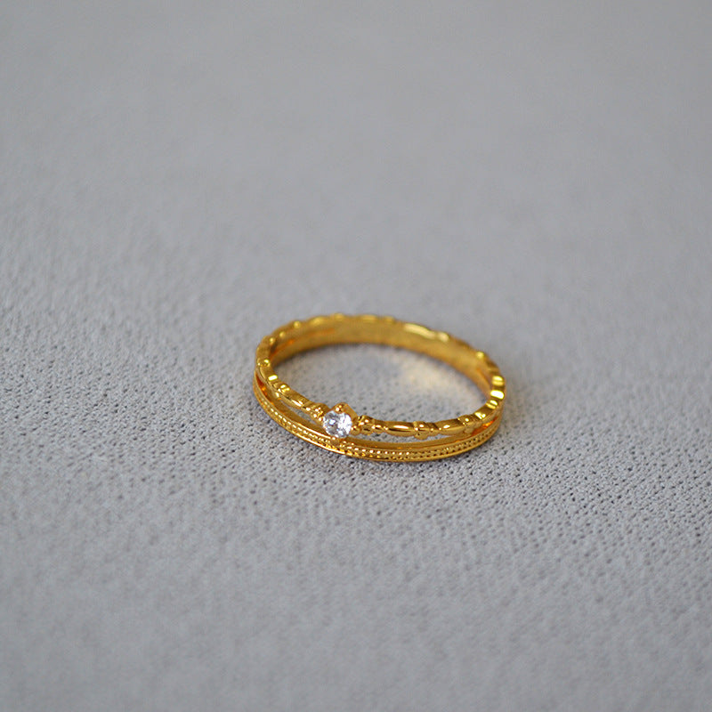 Oro Anello romantico per momenti speciali