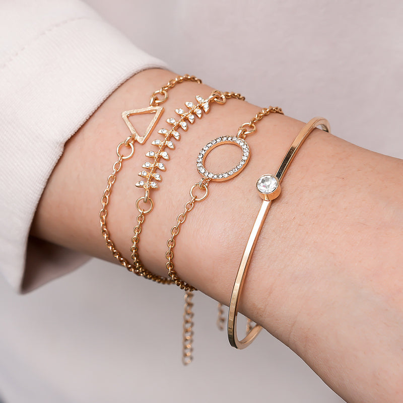 Oro Parure artigianale delicato