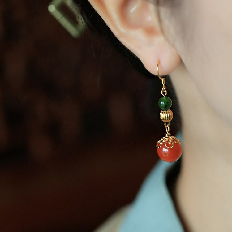 Argento Orecchino vintage fatto a mano