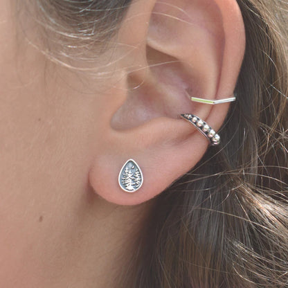 Orecchino vintage fatto a mano