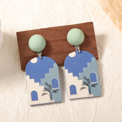 Orecchino vintage fatto a mano