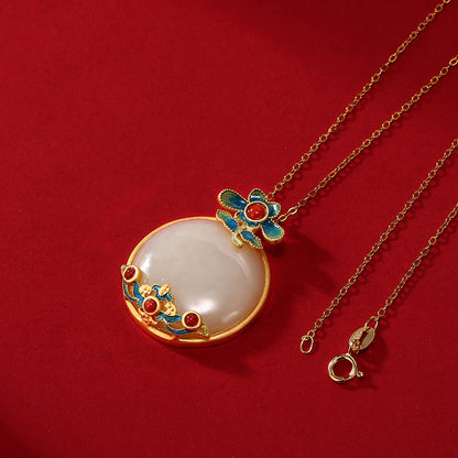 Argento Collana vintage fatto a mano