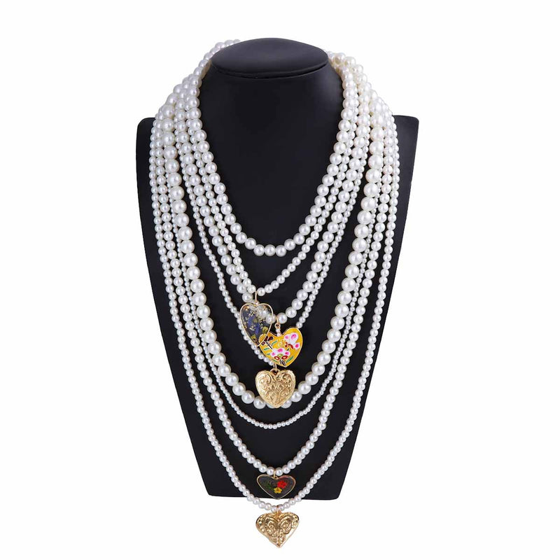 Perla Collana stupendo per uso quotidiano