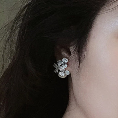 Perla Orecchino vintage fatto a mano