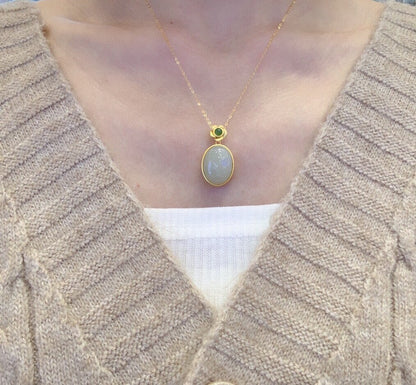 Argento Collana vintage fatto a mano