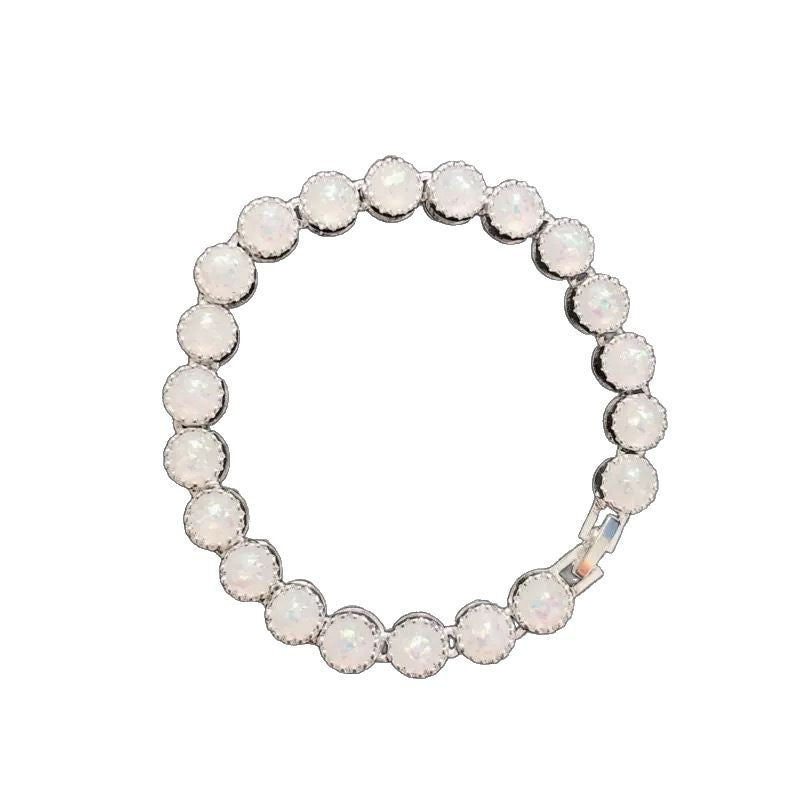 Argento Bracciale bellissimo con stile unico