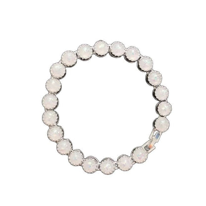 Argento Bracciale bellissimo con stile unico