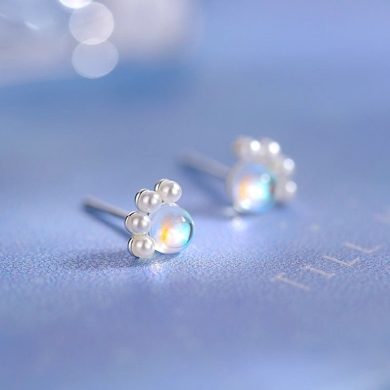 Perla Orecchino artigianale delicato