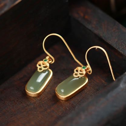 Argento Orecchino vintage fatto a mano