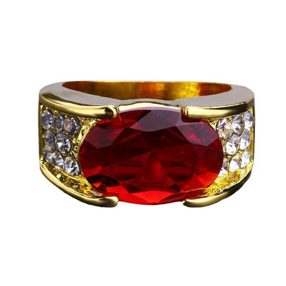 Oro Anello bellissimo con stile unico