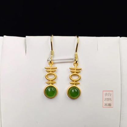 Argento Orecchino artigianale delicato