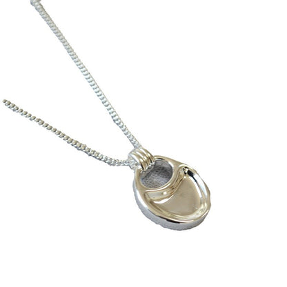 Argento Collana vintage fatto a mano