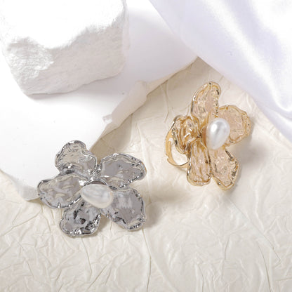 Perla Anello artigianale delicato