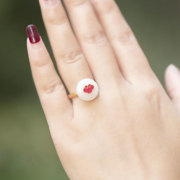 Argento Anello bellissimo con stile unico