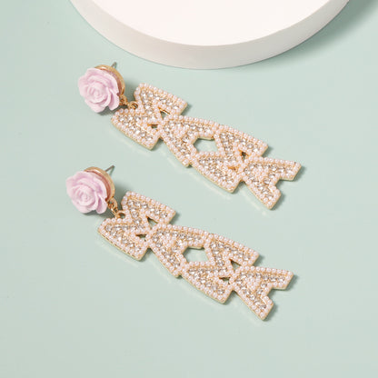 Perla Orecchino vintage fatto a mano