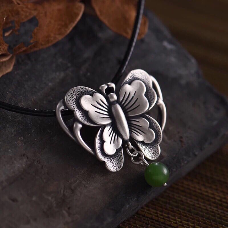 Argento Ciondolo vintage fatto a mano