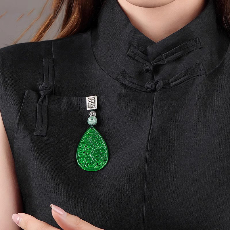 Argento Ciondolo artigianale delicato