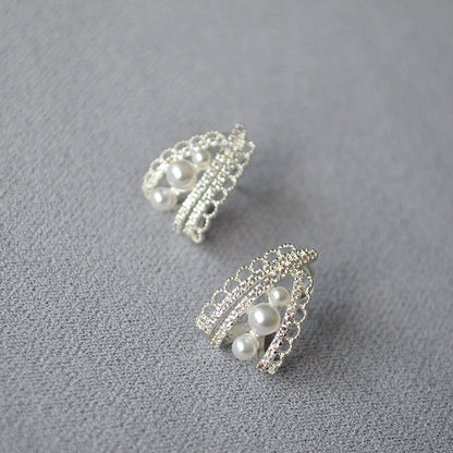 Argento Orecchino vintage fatto a mano