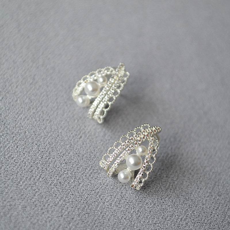 Argento Orecchino vintage fatto a mano