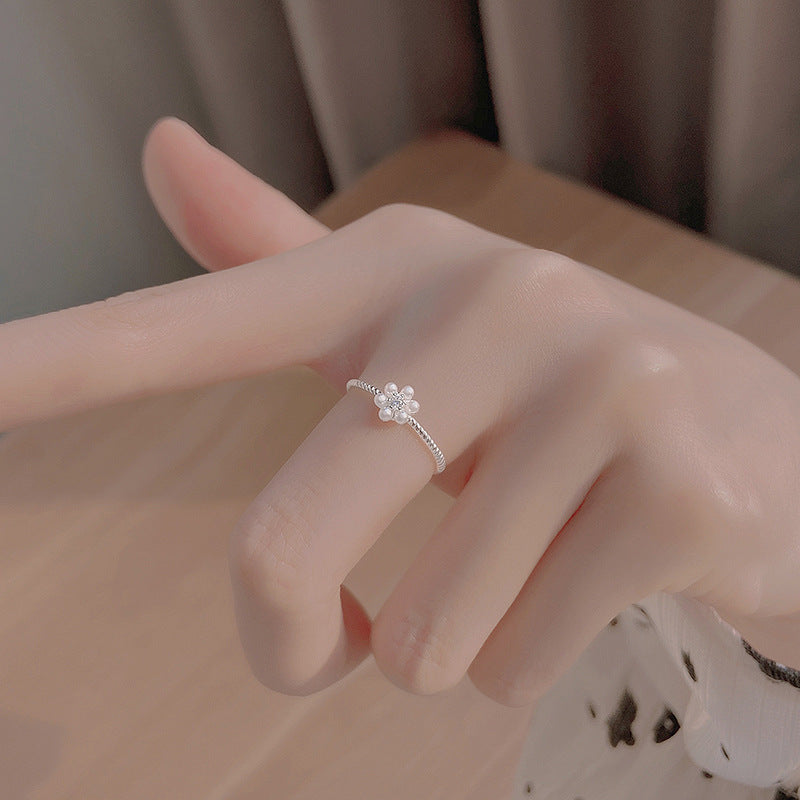 Perla Anello affascinante per ogni occasione