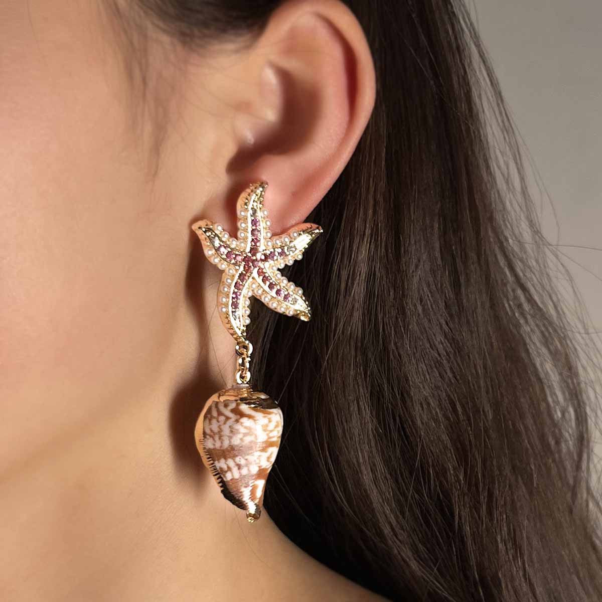 Orecchino vintage fatto a mano