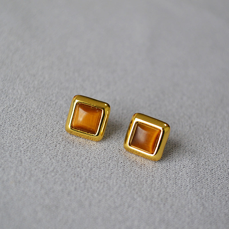 Argento Orecchino vintage fatto a mano