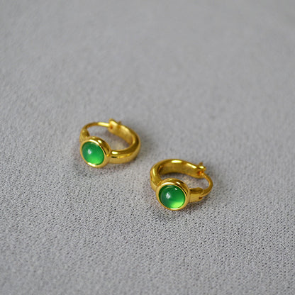 Oro Orecchino vintage fatto a mano