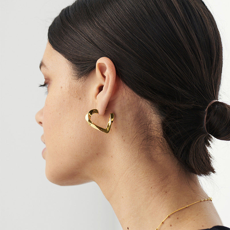 Oro Orecchino vintage fatto a mano