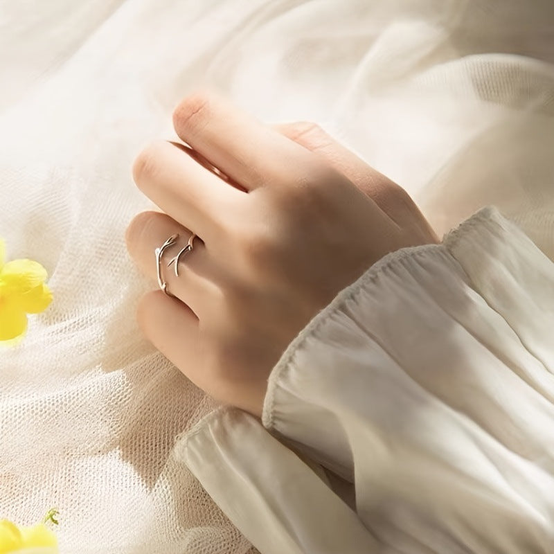 Argento Anello stupendo per uso quotidiano