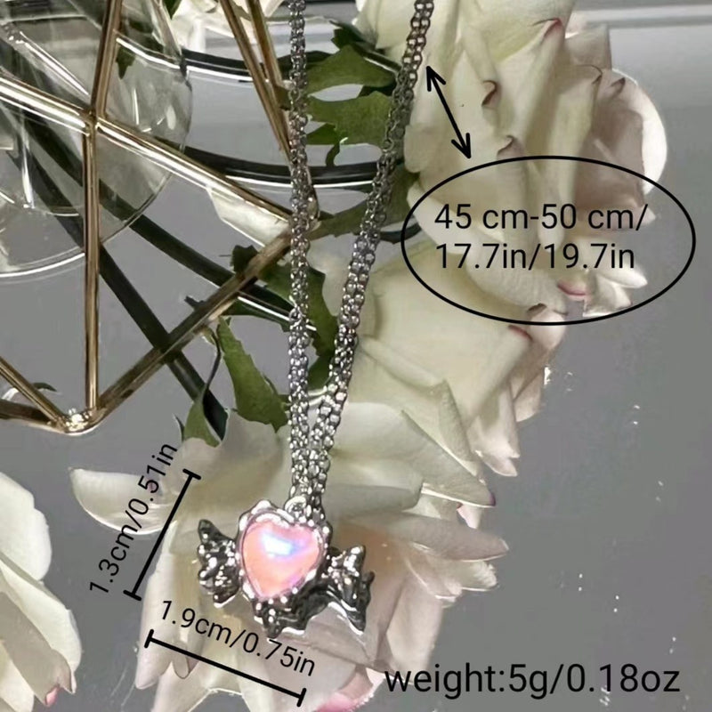 Argento Collana artigianale delicato