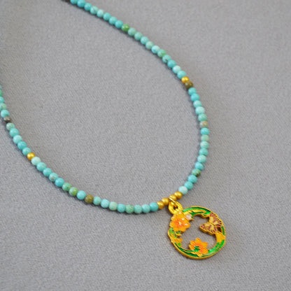 Oro Collana stupendo per uso quotidiano