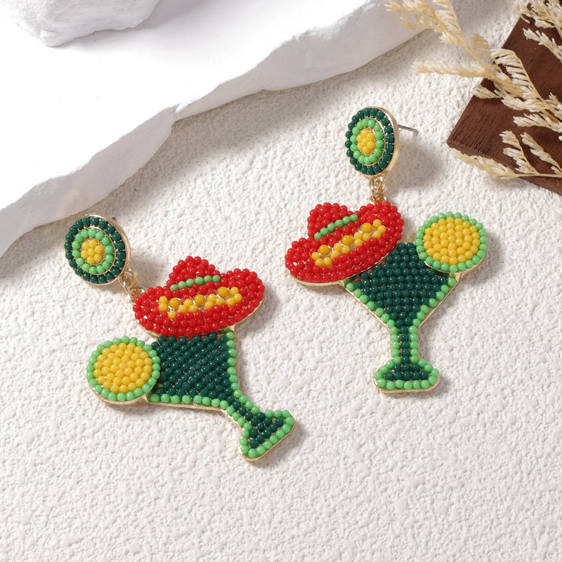 Orecchino artigianale delicato