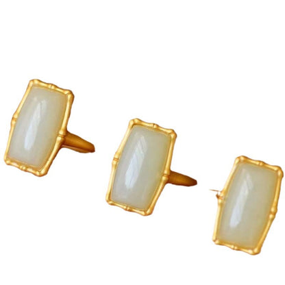 Oro Anello artigianale delicato