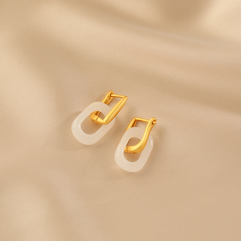 Argento Orecchino stupendo per uso quotidiano