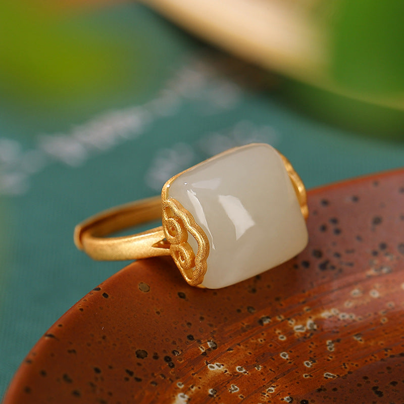 Oro Anello stupendo per uso quotidiano