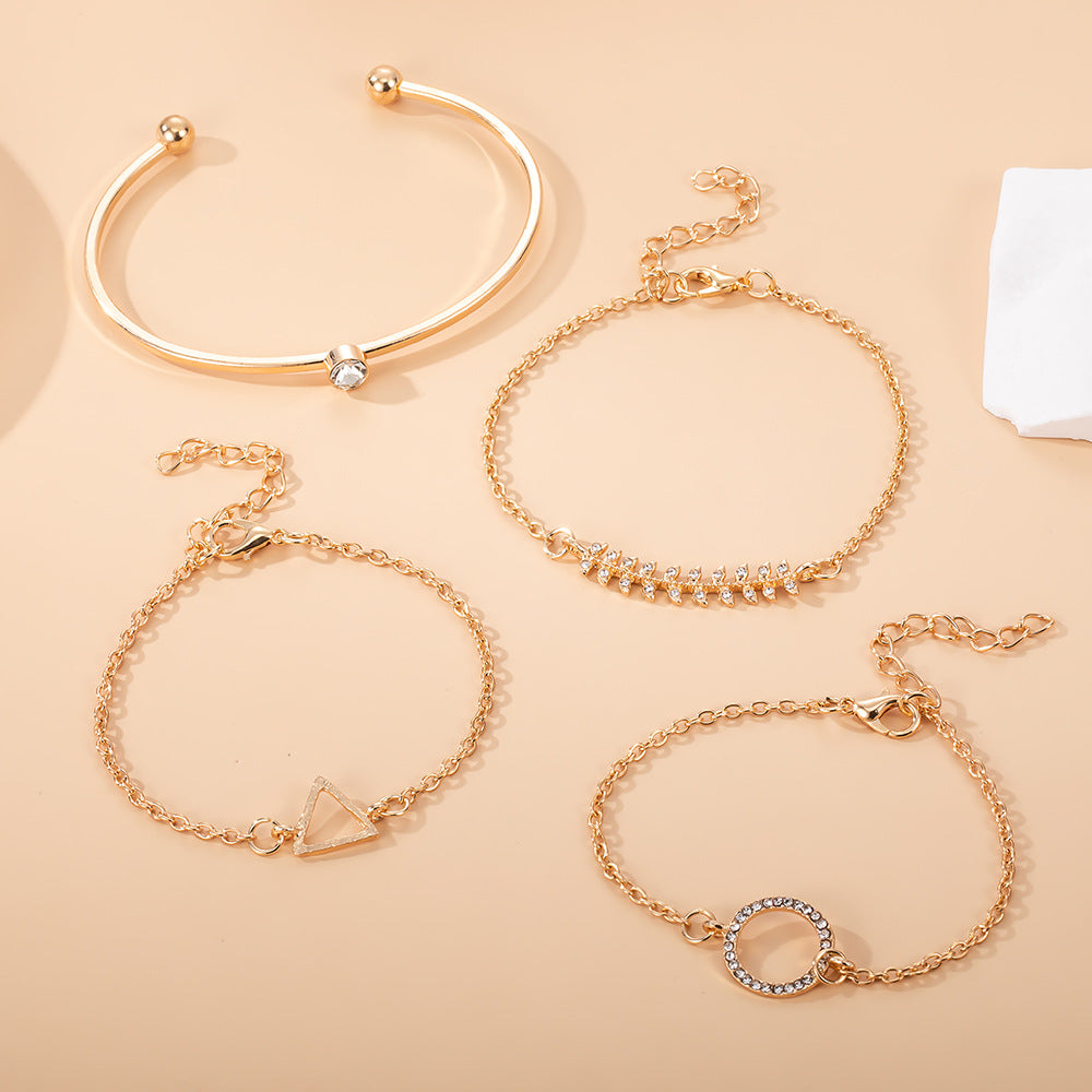 Oro Parure artigianale delicato