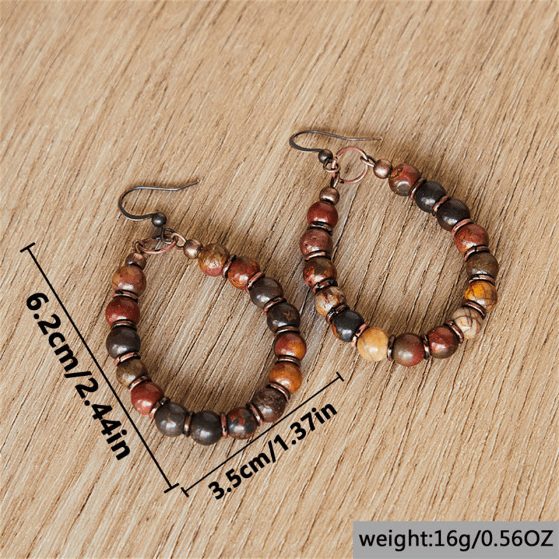 Orecchino artigianale delicato