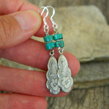 Orecchino vintage fatto a mano