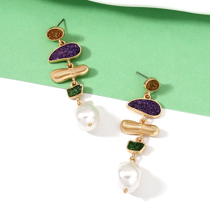 Perla Orecchino artigianale delicato